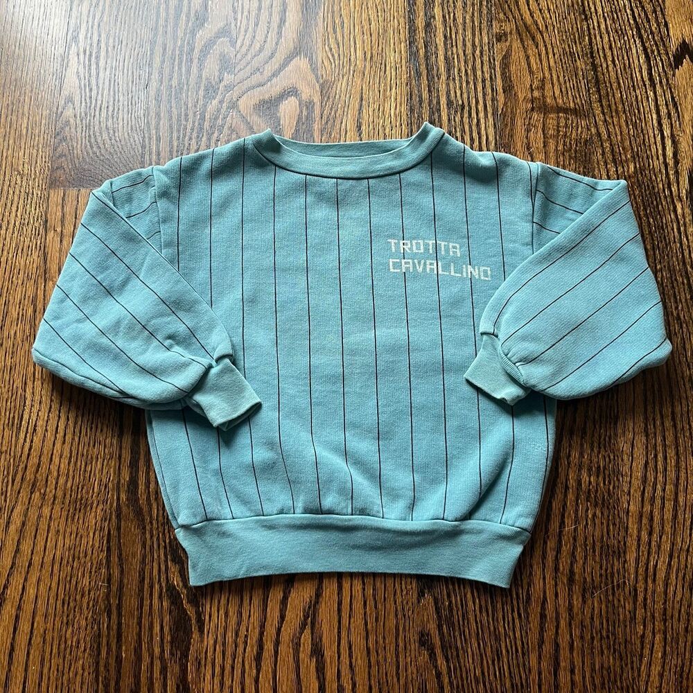 The Animal Observatory Vintage-inspired Toddler's Pinstripe Pullover (3Y)